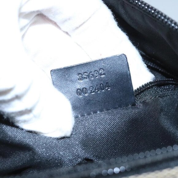 GUCCI Bamboo Hand Bag Outlet Canvas Beige 35692 Auth ep6849 - Picture 11 of 16